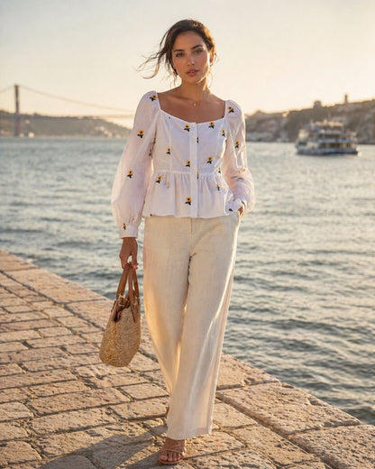 Blusa Malmequeres