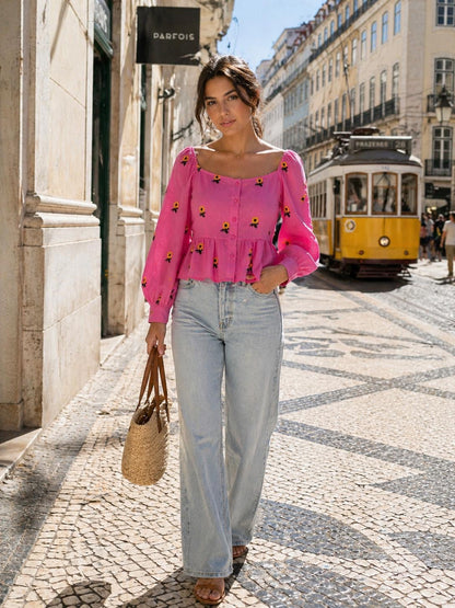 Blusa Malmequeres